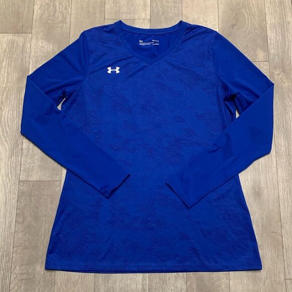 Mens Under Armour‎ Fitted Gym Running Performance Training Longsleeve Shirt - Picture 1 of 6